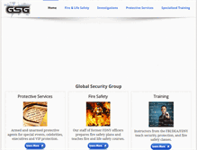 Tablet Screenshot of globalsecuritygroup.com